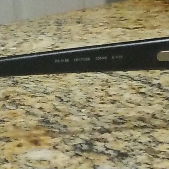 Ray-Ban RB3188 Leather 006/48 Sunglasses Eyeglasses Frames Wrap Aviators - Picture 7 of 11